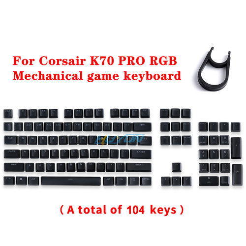 适用于美商海盗船PBT键帽透光机械键盘K100 K70TKL K70PRO键帽