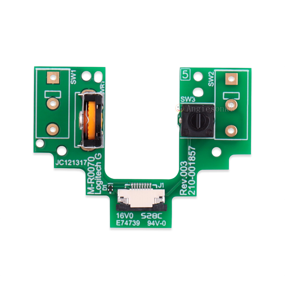 适用于罗技GPW 1代GPX 2代免焊接GPRO X按键小板配件鼠标按键总成