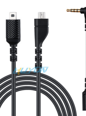 适用Arctis赛睿寒冰3 5耳机线7 Pro线耳机音频线声卡线电脑转接线