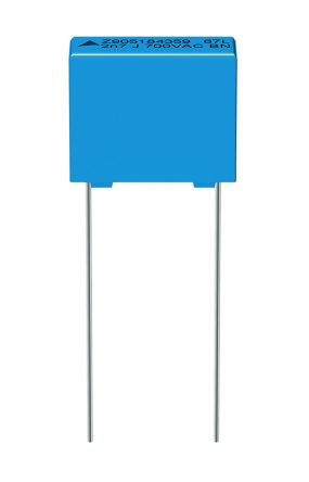 EPCOS B32671L 系列 2.7nF 聚丙烯电容器 (PP) B32671L1272J000, ±5%, 1.6 kV 直流、600 V 交流
