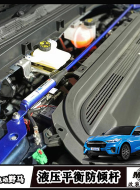 适用福特电野马Mach-E车身平衡杆顶吧机舱液压阻尼防倾杆减震配件
