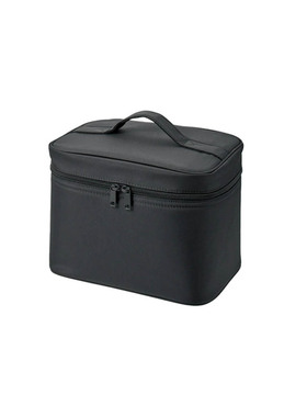 无印良品中号锦纶化妆箱24×16.5×18cm黑色化妆包便携旅游化妆盒