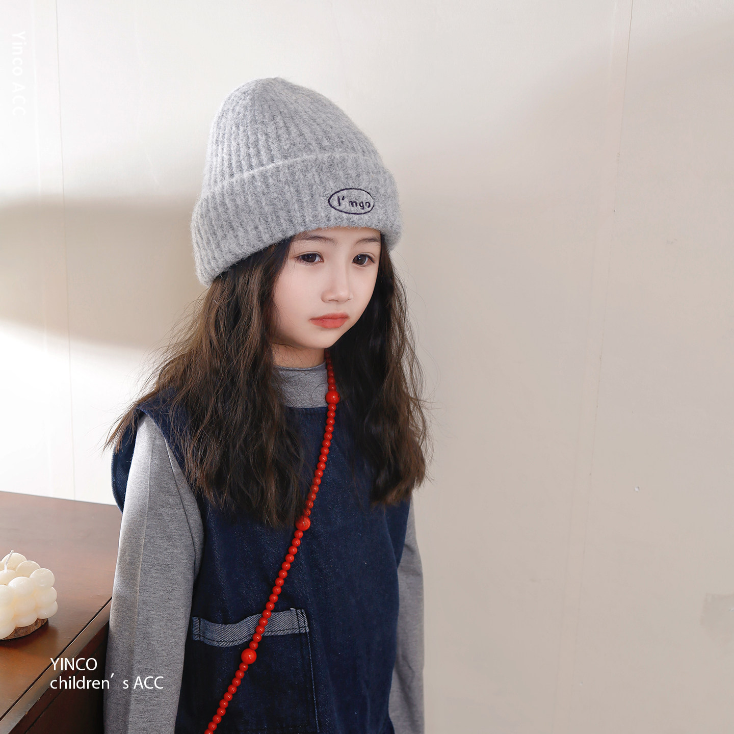 时髦儿童针织帽冬季保暖套头帽ins韩系复古韩版男童女童毛线帽,童装/婴儿装/亲子装,帽子,淘宝优惠券,粉丝福利购,淘宝优惠卷