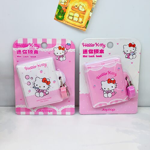 三丽鸥带锁迷你小本子凯蒂猫女孩