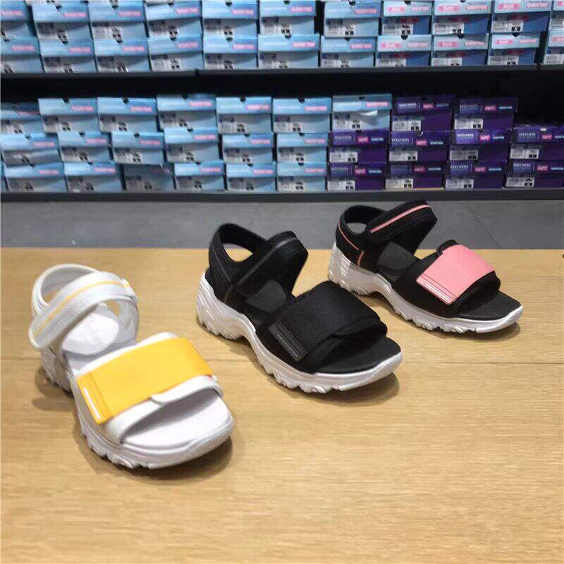 Skechers shoes are comfortable in summer, thick-soled, breathable, cushioning, soft-soled, and versatile casual sandals 119239