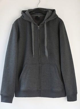 秋冬情侣羊羔绒外套女百搭学生卫衣拉链休闲宽松连帽开衫冬季厚