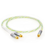 对录线汽车线 2芯镀银双屏蔽 美国MVS 发烧级RCA一分二音频信号线