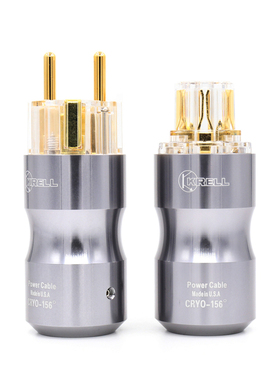 奇力KRELL -156度 音响功放电源线连接端子 欧式欧标电源插头插尾