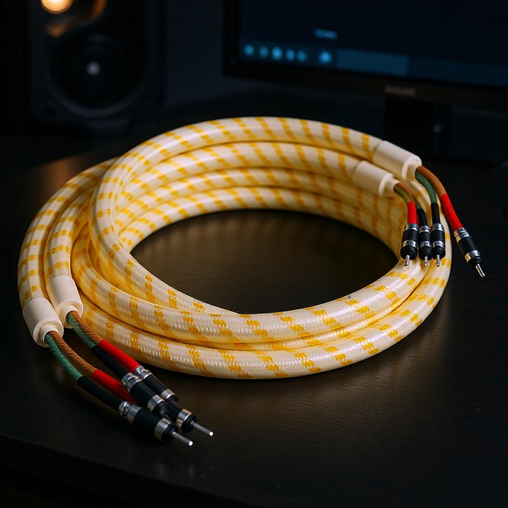 万隆单晶铜喇叭线OCC 8AWG HIFI主音箱线 高解析低音炮音箱跳线