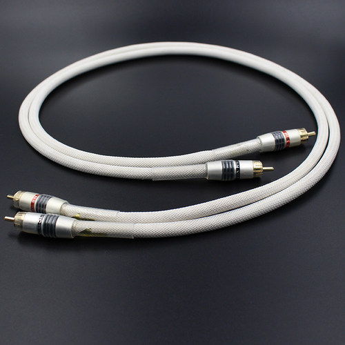 贝尔金单晶铜PCOCC 银线同轴线 发烧hifi音频线信号线 RCA莲花线