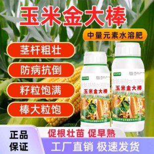 玉米金大棒伏氨基酸水溶肥促根壮苗促早熟强株耐旱涝抗倒追叶面肥