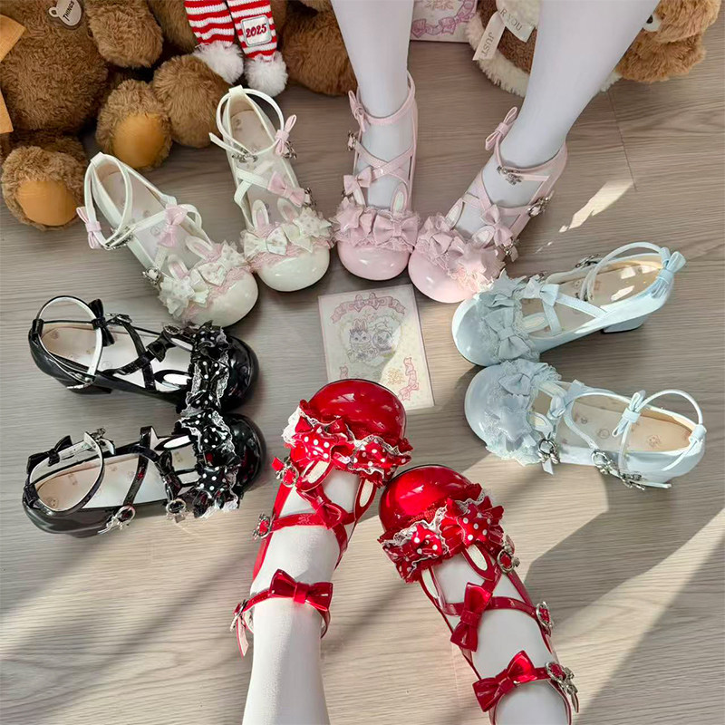 Lolita小皮鞋可爱日常百搭浅口图片