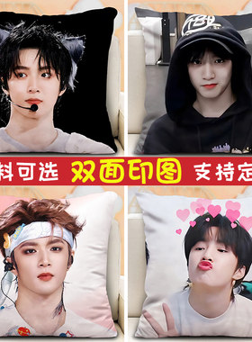 刘耀文抱枕车载沙发靠枕生日礼物
