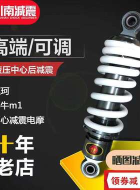 川南高端可调充气中置后减震器9号C80小牛M1M2小绿源inno7九号V30