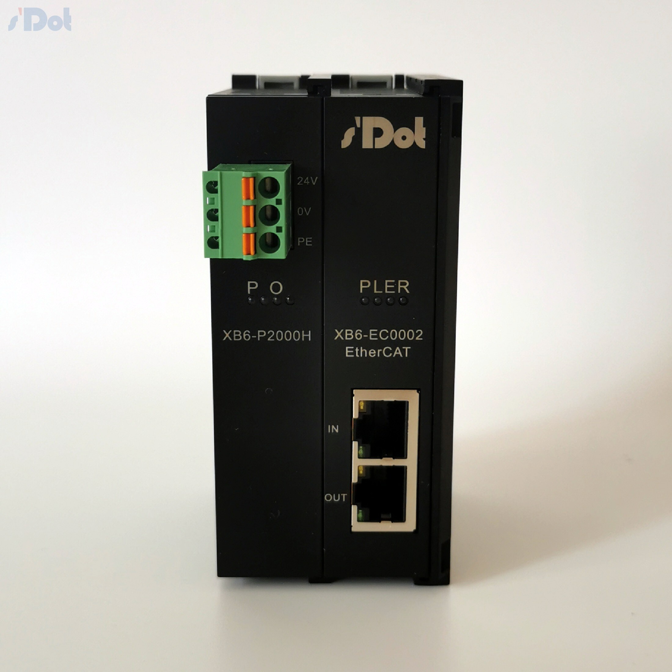 XB6-EC2002ST实点插片式IO 输入输出模块 EC EtherCAT协议耦合器