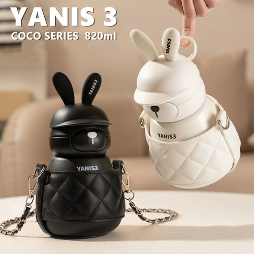 YANIS3可可兔保温杯大容量820ml