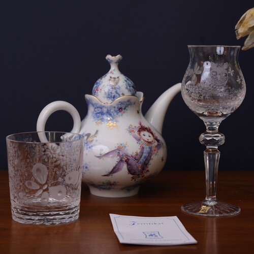 德国Meissen1001夜/仲夏夜水晶杯