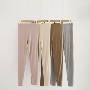 春秋女士学生打底 宽松弹力2020年新款 2件秋裤 女莫代尔棉内穿薄款