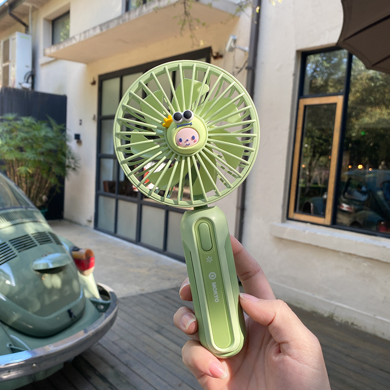 手持电动小风扇便携式随身小型usb充电学生宿舍可爱桌面静音电扇