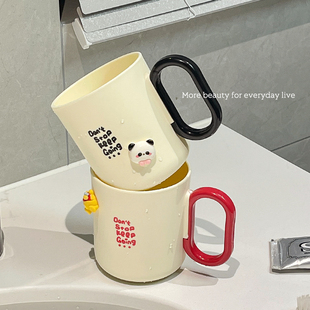 高颜值漱口杯刷牙杯子家用高档牙刷杯洗漱杯情侣一对牙缸牙具杯