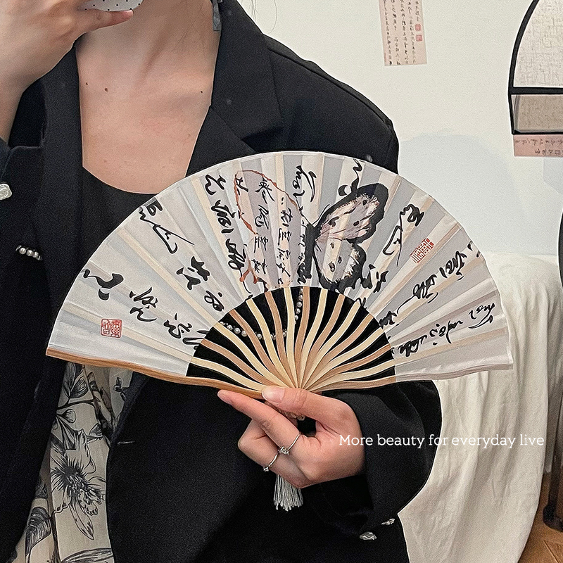 古风折叠小扇子夏天新中式