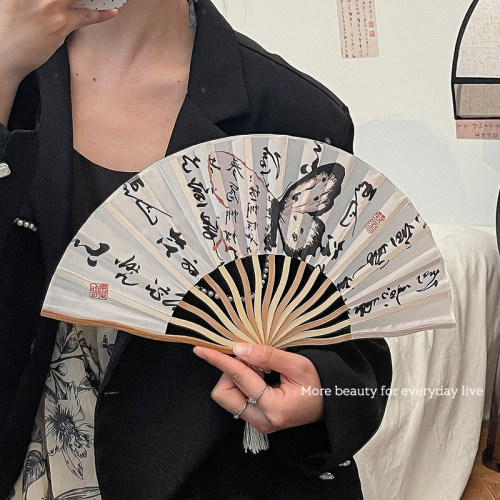 古风折叠小扇子夏天新中式