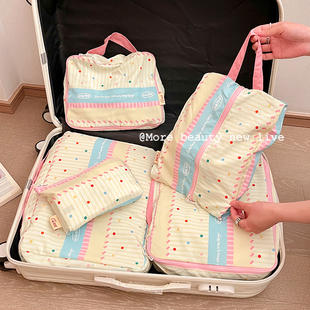 行李箱收纳袋旅行衣物分装出门方便携带旅游装衣服内衣内裤整理包