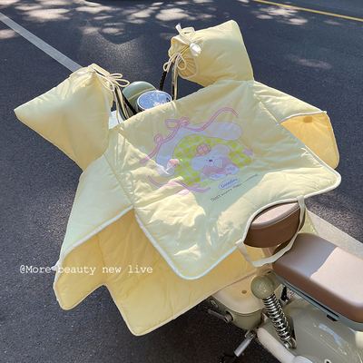 【像钻进了被窝里】电动车挡风被