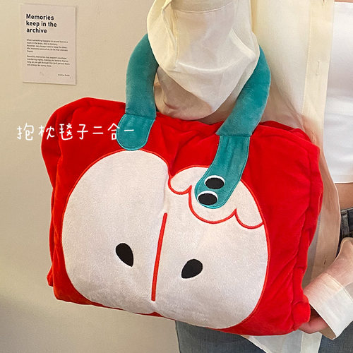 抱枕被子两用毯子二合一