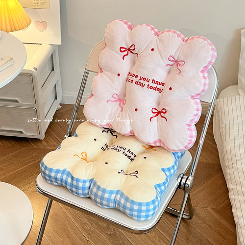 少女心蝴蝶结加厚软垫子
