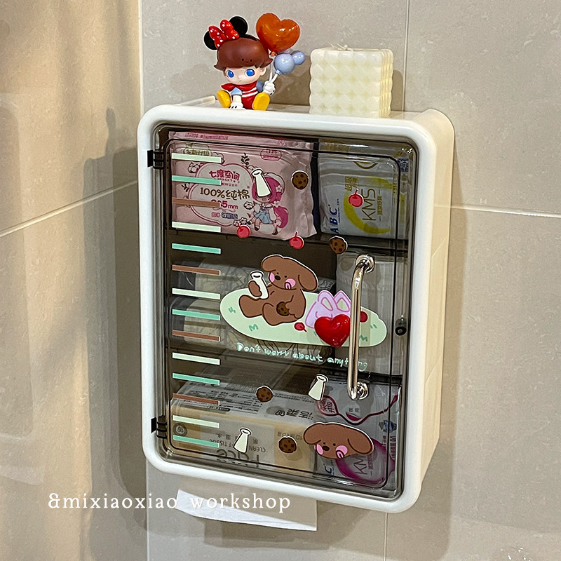 卫生间厕纸盒厕所纸巾盒卷筒壁挂式专用马桶边装卫生巾收纳置物架,收纳整理,纸巾盒,淘宝优惠券,粉丝福利购,淘宝优惠卷