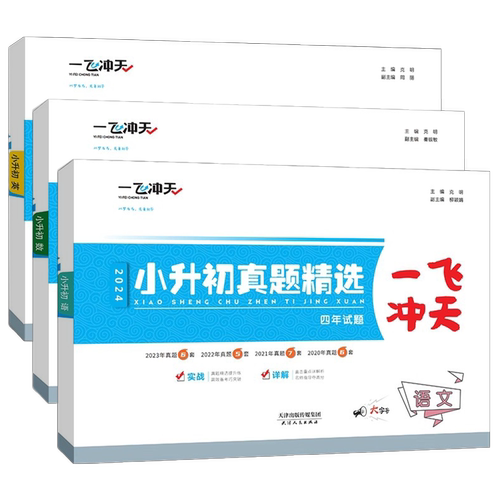 【科目任选】天津专用2026版一飞冲天小升初真题精选语文数学英语全套小升初真题卷历年毕业升学考试六升七试卷小学升初中复习资料