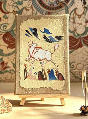 敦煌壁画泥板画DIY非遗手工十二