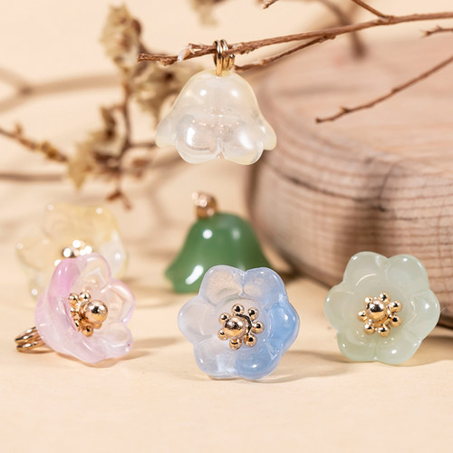 TTT扣子铃兰花新中式旗袍纽扣