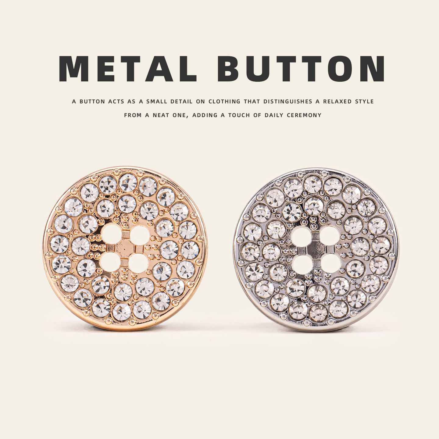高端精致时尚镶钻圆形金属纽扣开衫毛衣装饰配件外套扣子各种大全,居家布艺,纽扣,淘宝优惠券,粉丝福利购,淘宝优惠卷