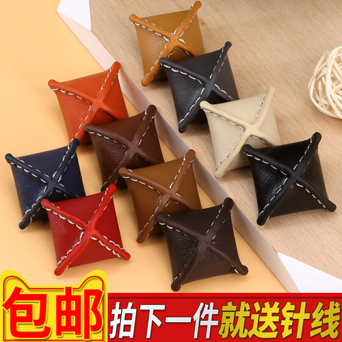 真皮羊绒菱形高档毛呢大衣纽扣