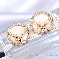 金属小香风高端大衣扣子高档羊绒毛衣开衫女精致时尚衣服外套纽扣