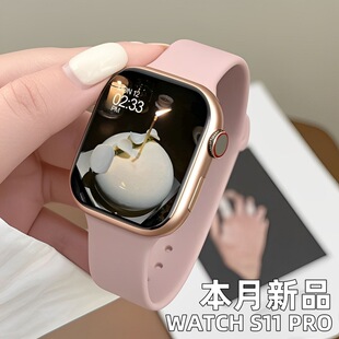 崇戴华强北S11智能手表Ultra3灵动岛蓝牙通话消息提醒A6-S11