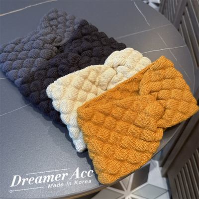 韩国宽边复古日常发带明星同款