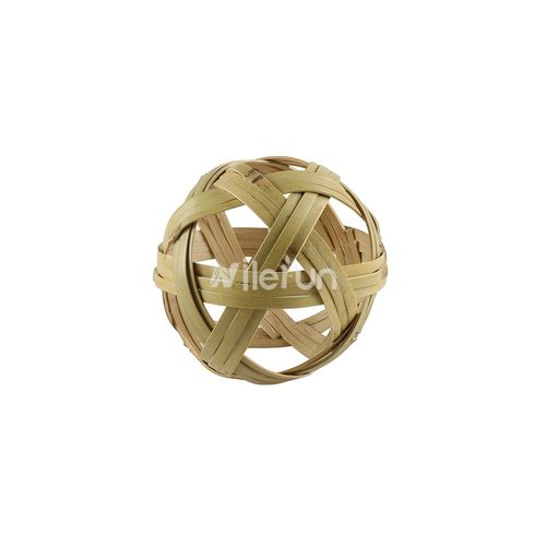 Nilerun竹篾手工编织青皮小圆球