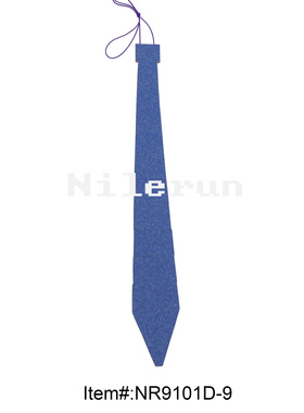 蓝色竹木领带男士女士职业正装商务领带