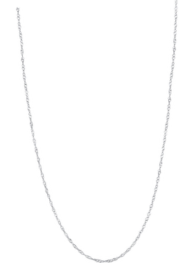 Winy 925银配链链条项链女素裸链百搭级气质时尚简约生日小众礼物