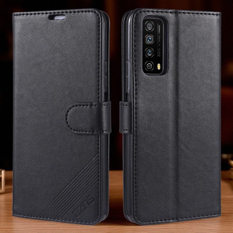 适用华为畅享20SE手机壳翻盖式防摔全包皮套可插卡钱包款式保护套男女时尚软胶简约皮夹