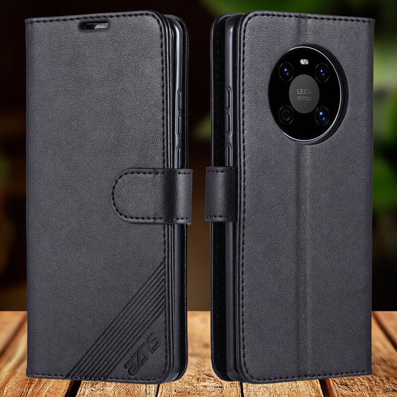 适用华为mate40pro手机壳翻盖套