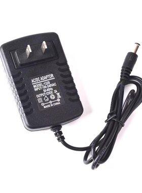 适用12V2A倍安康腰椎治疗仪电源线腰部按摩器充电器电源适配器线