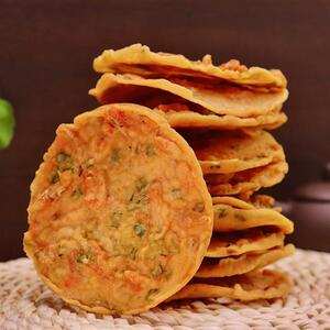 大片手工江西特产花生赣南油炸客家月亮休闲虾米香脆零食小吃锅巴