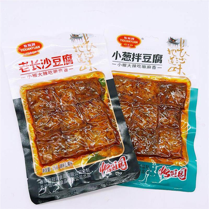 85克小葱拌豆腐长沙地道味麻辣小吃豆干零食80回忆小吃