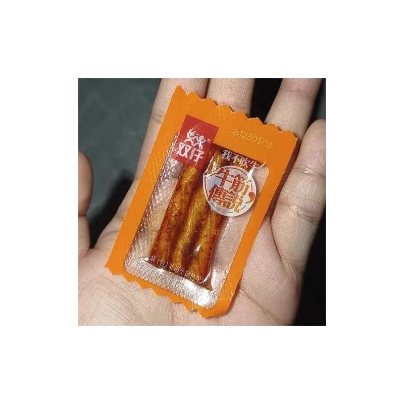 双仔牛筋传说辣条湖南特产牛板筋香辣辣条休闲豆筋怀旧小包装零食