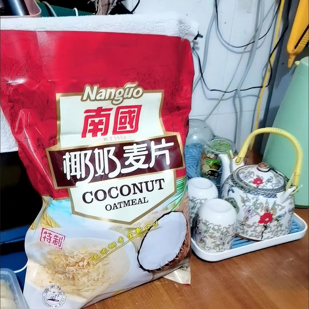 南国椰奶燕麦片400g营养早餐即食冲饮速溶免煮懒人速食品学生袋装