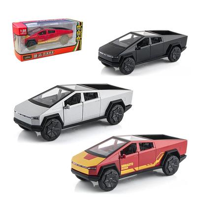 新款 建元1:32特斯拉Cybertruck皮卡合金车模型仿真玩具汽车声光